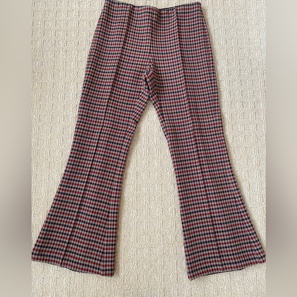 Smythe new with tags pull on cropped check pants - size XS - Picture 14 of 14